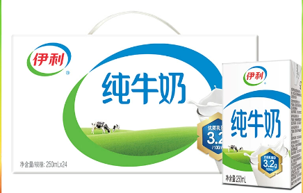 伊利纯牛奶250ml*24