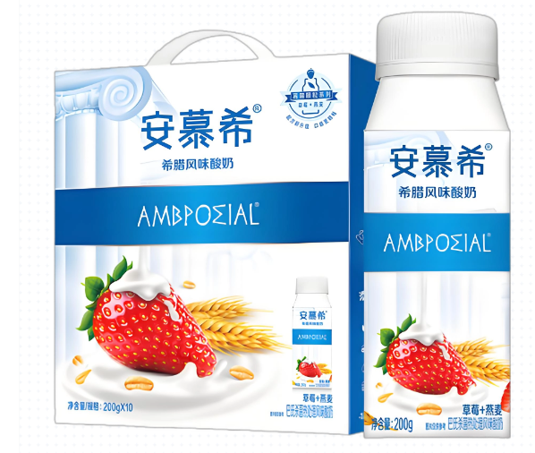 安慕希酸奶草莓味200g*10盒